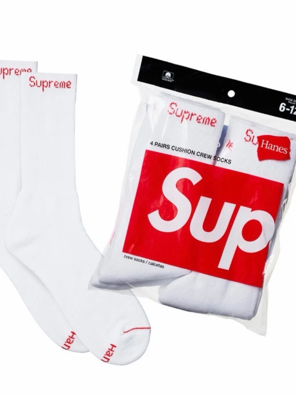 Supreme Socks 4-Pair Pack – Multiple Colors